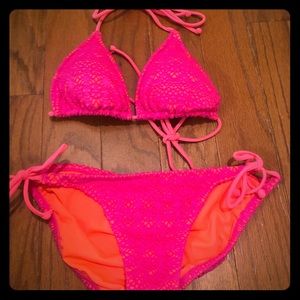 NWOT Aeropostale Crochet Bikini